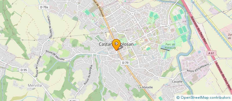 localisation de l'entreprise ERC SERVICES à CASTANET-TOLOSAN