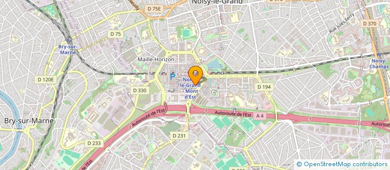 localisation de l'entreprise ERC TECHNOLOGIES  NOISY-LE-GRAND