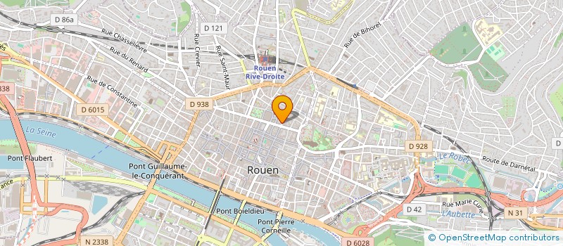 localisation de l'entreprise ERCA à ROUEN