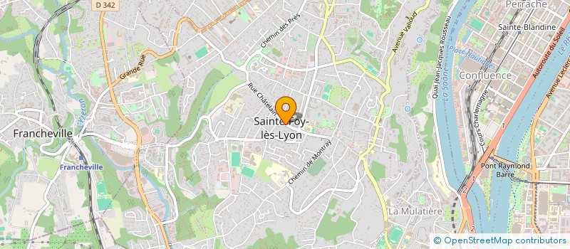 localisation de l'entreprise ERCAMAS à SAINTE-FOY-LES-LYON