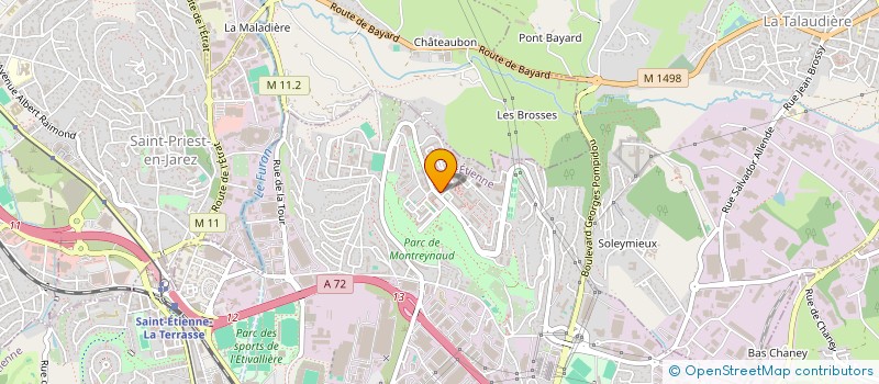 localisation de l'entreprise ERCAN FACTORY  SAINT-ETIENNE