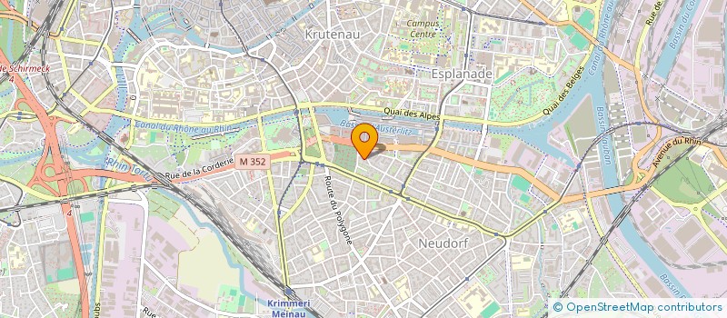 localisation de l'entreprise ERCAPEM à STRASBOURG