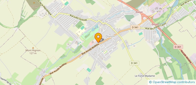 localisation de l'entreprise ERCAVITO  DIVION