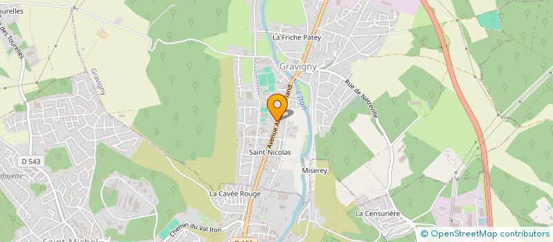 localisation de l'entreprise ERCIYES à GRAVIGNY