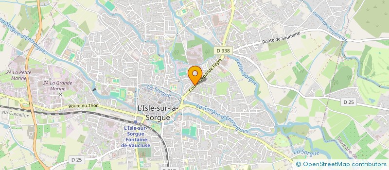 localisation de l'entreprise ERCO à L'ISLE-SUR-LA-SORGUE