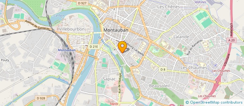 localisation de l'entreprise ERCO IMMOBILIER  MONTAUBAN