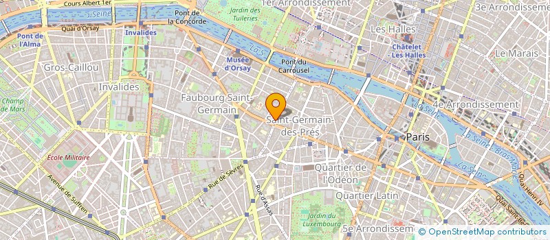 localisation de l'entreprise ERCO LUMIERES à PARIS