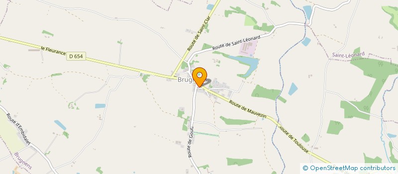 localisation de l'entreprise ERCO TRAITEUR  BRUGNENS