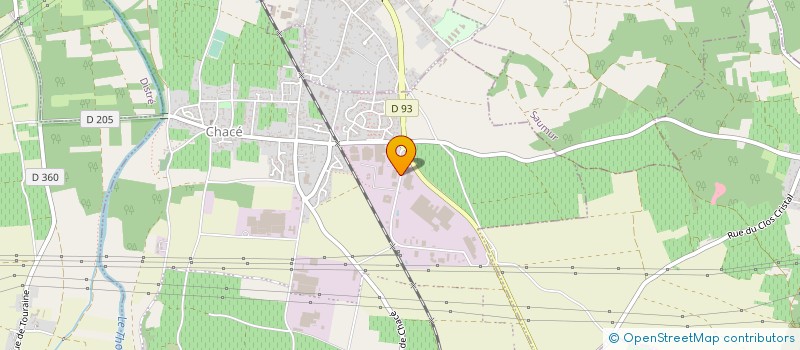 localisation de l'entreprise ERCOGENER à BELLEVIGNE-LES-CHATEAUX