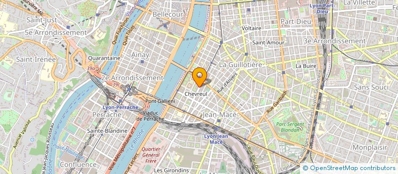 localisation de l'entreprise ERCOLE à LYON