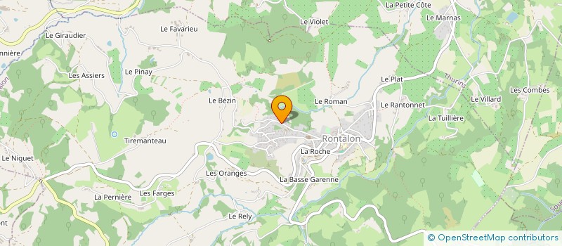 localisation de l'entreprise ERCOLI  RONTALON