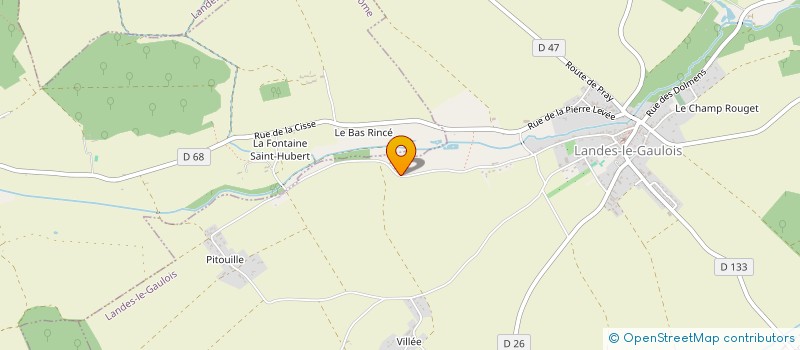 localisation de l'entreprise ERCOLINO BENOIST  LANDES-LE-GAULOIS