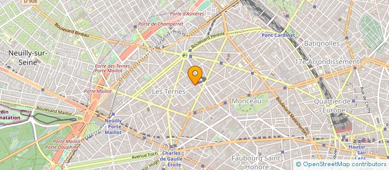 localisation de l'entreprise ERCOM à PARIS