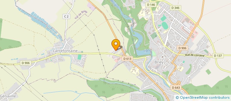 localisation de l'entreprise ERCOM à LANTEFONTAINE