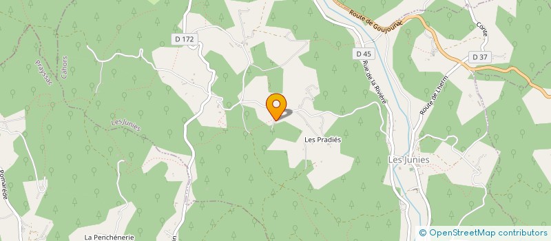 localisation de l'entreprise ERCOME à GIGOUZAC