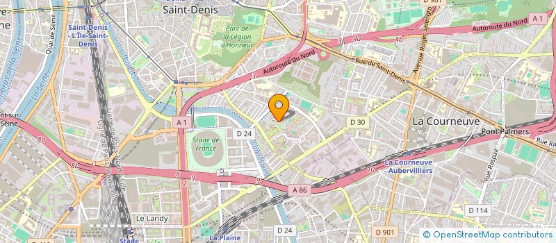 localisation de l'entreprise ERCP à SAINT-DENIS