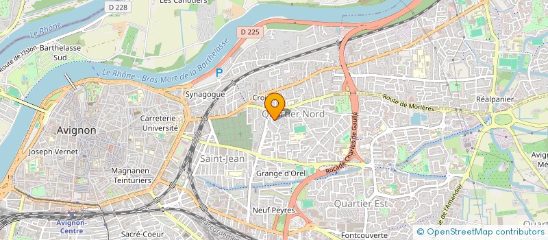 localisation de l'entreprise ERCYAL  AVIGNON