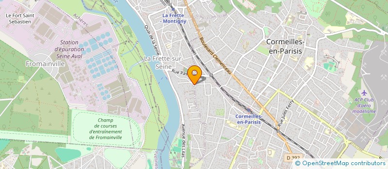 localisation de l'entreprise ERD GESTION  CORMEILLES-EN-PARISIS