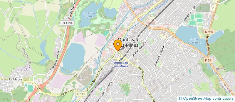 localisation de l'entreprise ERD LE PRO à MONTCEAU-LES-MINES