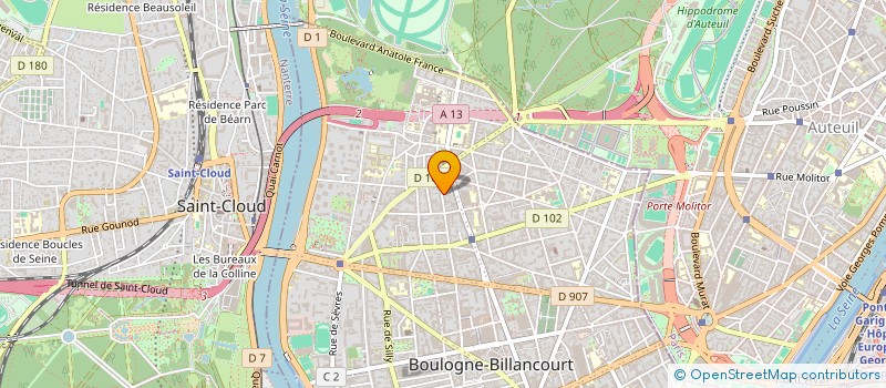 localisation de l'entreprise ERDA EDITIONS à BOULOGNE-BILLANCOURT