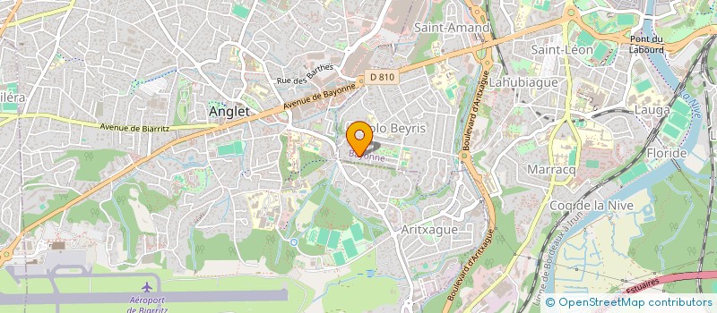 localisation de l'entreprise ERDEKO  BAYONNE
