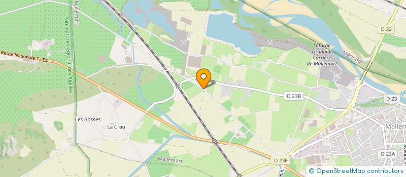 localisation de l'entreprise ERDELEC  MALLEMORT