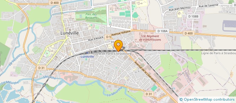 localisation de l'entreprise ERDEM  LUNEVILLE