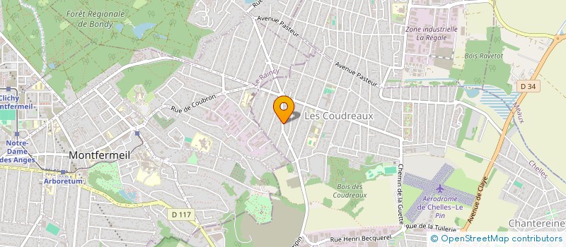 localisation de l'entreprise ERDEN  CHELLES