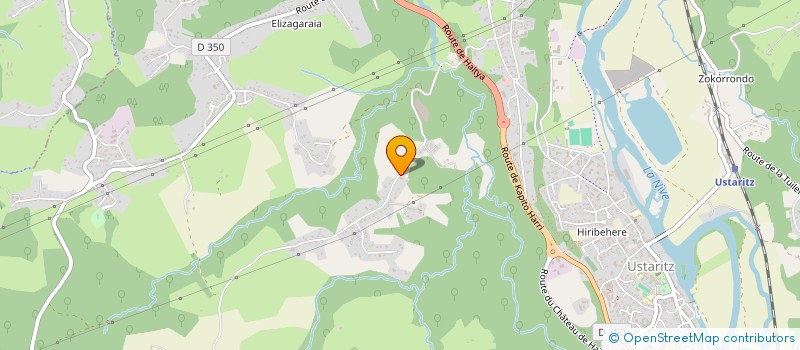 localisation de l'entreprise ERDIKO ETXEA  USTARITZ