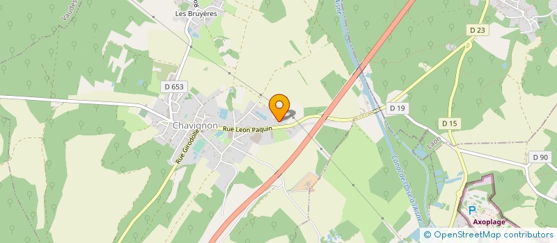 localisation de l'entreprise ERDIL à CHAVIGNON