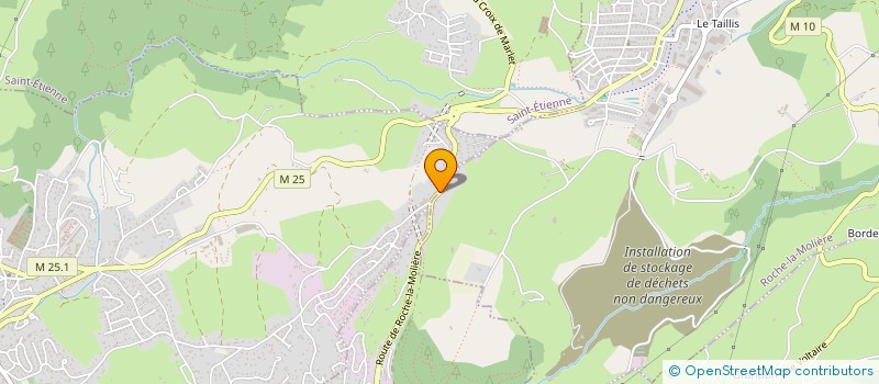 localisation de l'entreprise ERDINC  UNIEUX