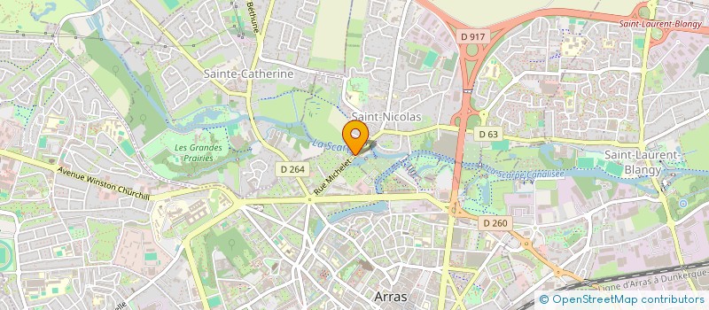 localisation de l'entreprise ERDL PORT SOLEIL  SAINT-NICOLAS