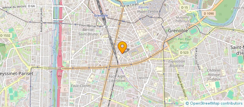 localisation de l'entreprise ERDM à GRENOBLE