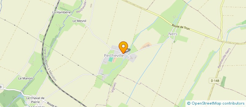 localisation de l'entreprise ERDM ENGINEERING  PERTHEVILLE-NERS