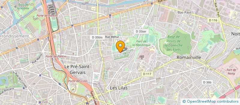 localisation de l'entreprise ERDOGAN à PANTIN