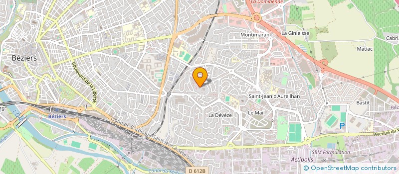 localisation de l'entreprise ERDOGAN CONSTRUCTION  BEZIERS