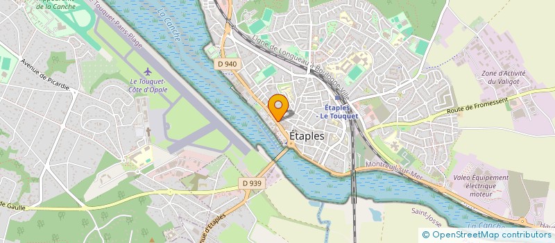 localisation de l'entreprise ERDOKA à ETAPLES