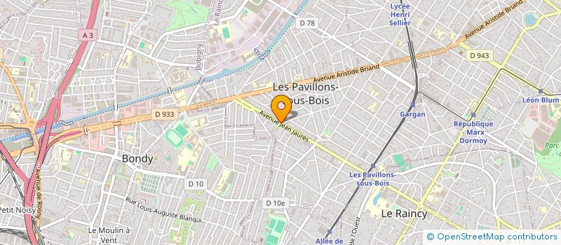 localisation de l'entreprise ERDOL à LES PAVILLONS-SOUS-BOIS