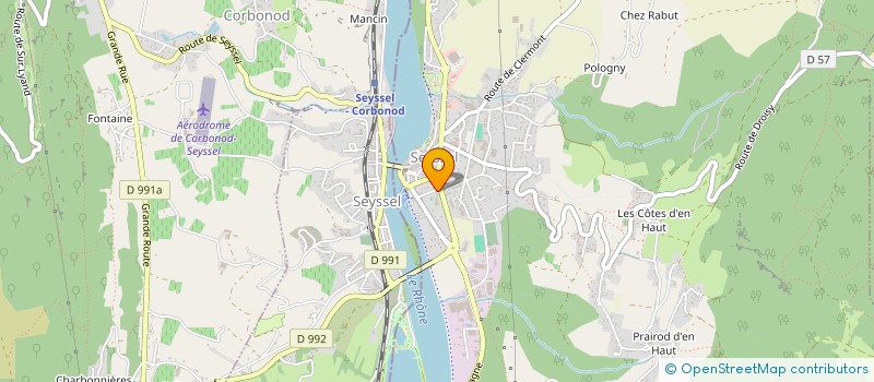 localisation de l'entreprise ERDONOVI INVESTISSEMENTS  SEYSSEL