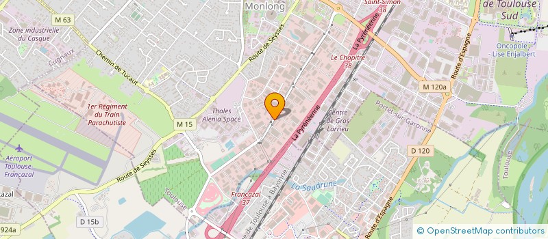 localisation de l'entreprise ERDP à TOULOUSE