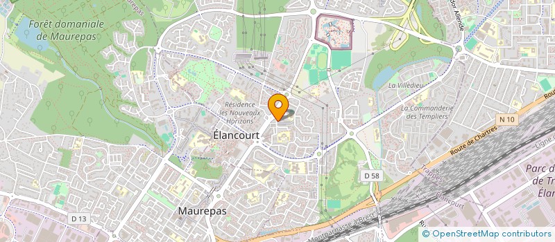 localisation de l'entreprise ERDR à ELANCOURT