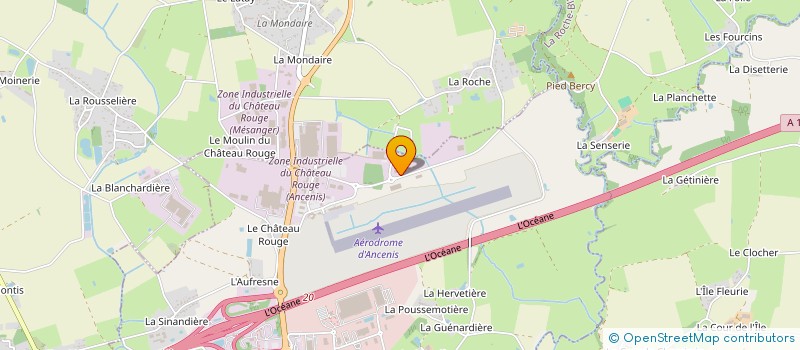 localisation de l'entreprise ERDRE ET LOIRE INITIATIVES  ANCENIS-SAINT-GEREON