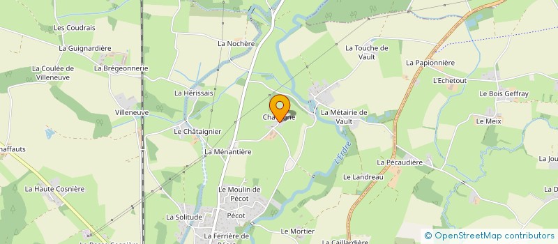 localisation de l'entreprise ERDRE EVENT  NORT-SUR-ERDRE