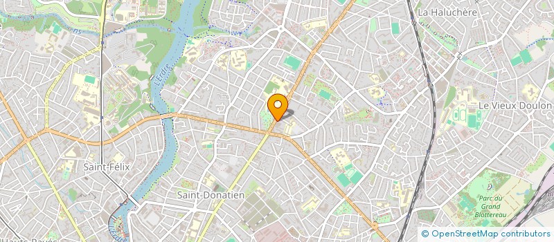 localisation de l'entreprise ERDRE IMMOBILIER à NANTES