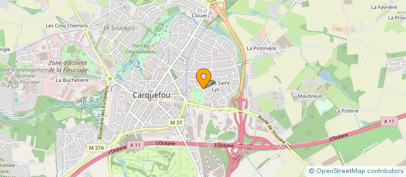 localisation de l'entreprise ERDRE PAYSAGE à SUCE-SUR-ERDRE