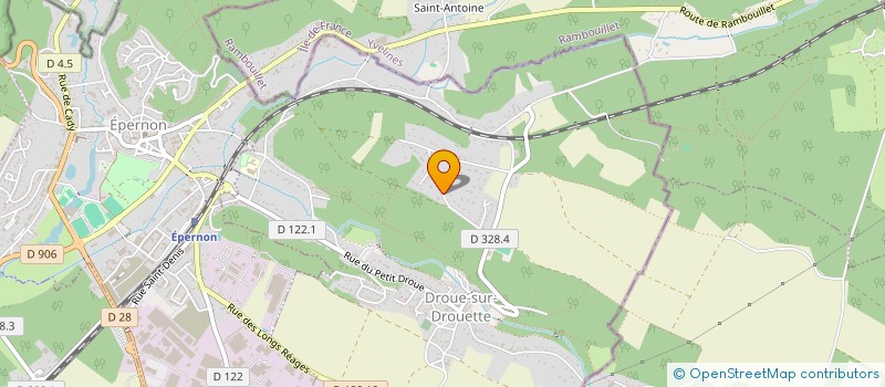 localisation de l'entreprise ERDS à DROUE-SUR-DROUETTE