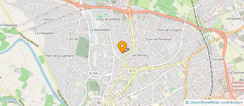 localisation de l'entreprise ERDS CONSTRUCTION FRANCE à BEZIERS