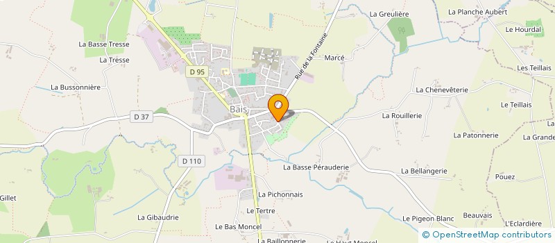 localisation de l'entreprise ERE à BAIS