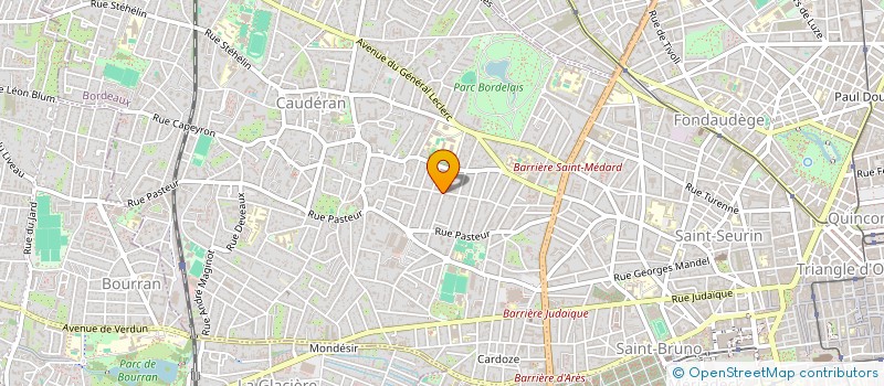 localisation de l'entreprise ERE BOIS à BORDEAUX