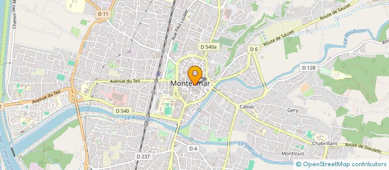 localisation de l'entreprise ERE COSME FRANCE à MONTELIMAR
